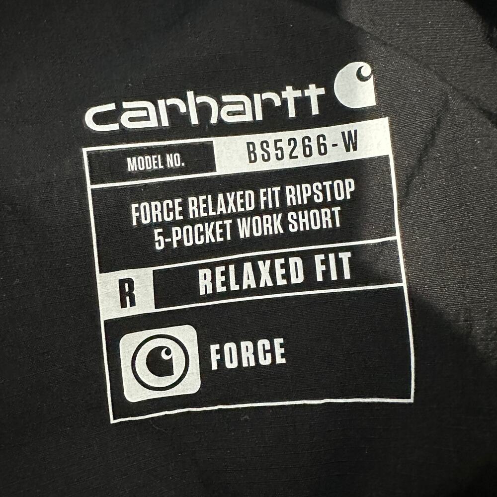 New without Tags! Carhartt Women's Force Relaxed Fit 5 Pocket Work Shorts - XL - Picture 7 of 10